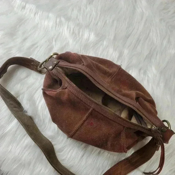 Lucky Brand Y2K Brown Leather Shoulder Bag - Picture 15 of 15